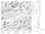 074I15 Pattyson Lake Canadian topographic map, 1:50,000 scale from Saskatchewan Map Store