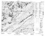 074J02 Sanderson Lake Canadian topographic map, 1:50,000 scale from Saskatchewan Map Store