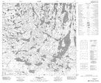 074M10 Cornwall Lake Canadian topographic map, 1:50,000 scale from Alberta Map Store