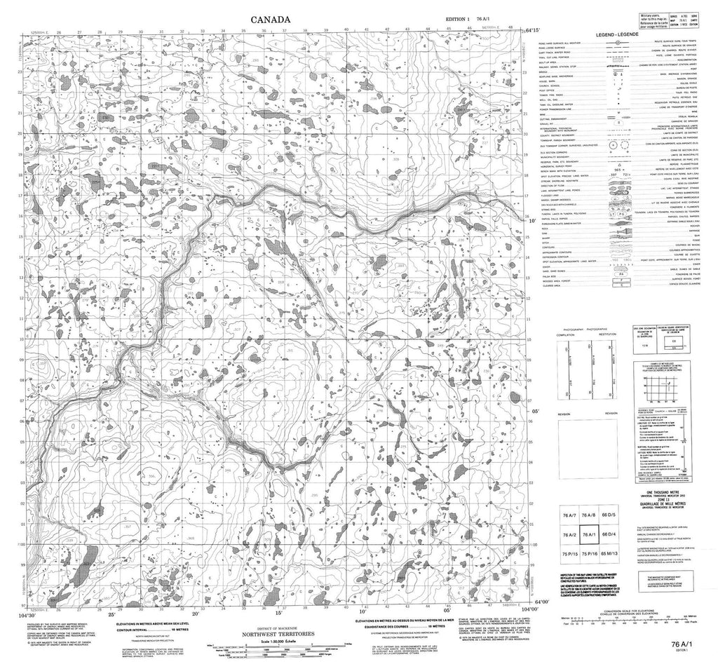 Buy No Title Topo Map 076a01 Yellowmaps Map Store 6991