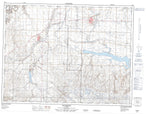 082H07 Raymond Canadian topographic map, 1:50,000 scale from Alberta Map Store