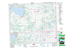 083G09 Onoway Canadian topographic map, 1:50,000 scale from Alberta Map Store