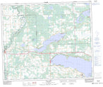 083G10 Isle Lake Canadian topographic map, 1:50,000 scale from Alberta Map Store