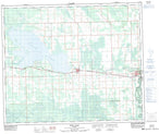 083G11 Chip Lake Canadian topographic map, 1:50,000 scale from Alberta Map Store
