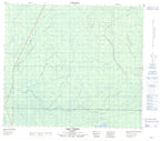 083P08 Eric Creek Canadian topographic map, 1:50,000 scale from Alberta Map Store