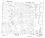 084M05 Bootis Hill Canadian topographic map, 1:50,000 scale from Alberta Map Store