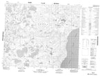 088B12 No Title Canadian topographic map, 1:50,000 scale from Northwest Territories Map Store