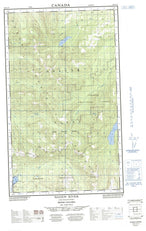 103F15W Naden River Canadian topographic map, 1:50,000 scale from British Columbia Map Store