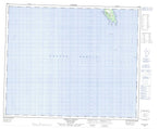 103G07 Bonilla Island Canadian topographic map, 1:50,000 scale from British Columbia Map Store