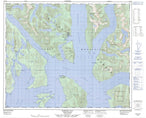 103H06 Hartley Bay Canadian topographic map, 1:50,000 scale from British Columbia Map Store