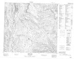 104G07 Mess Lake Canadian topographic map, 1:50,000 scale from British Columbia Map Store