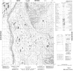 106E10 No Title Canadian topographic map, 1:50,000 scale from Yukon Map Store