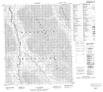 106F06 No Title Canadian topographic map, 1:50,000 scale from Yukon Map Store