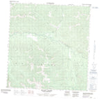 115H13 Schist Creek Canadian topographic map, 1:50,000 scale from Yukon Map Store
