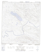 115I16 Diamain Lake Canadian topographic map, 1:50,000 scale from Canada Map Store
