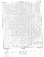 116B01 Lee Creek Canadian topographic map, 1:50,000 scale from Yukon Map Store