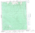 116B02 Rabbit Creek Canadian topographic map, 1:50,000 scale from Yukon Map Store