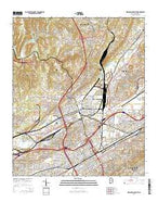 Birmingham North Alabama Current topographic map, 1:24000 scale, 7.5 X 7.5 Minute, Year 2014 from Alabama Map Store