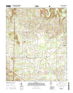 Danville Alabama Current topographic map, 1:24000 scale, 7.5 X 7.5 Minute, Year 2014 from Alabama Map Store