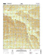 Davisville Alabama Current topographic map, 1:24000 scale, 7.5 X 7.5 Minute, Year 2014 from Alabama Map Store