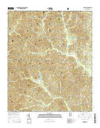 Pondville Alabama Current topographic map, 1:24000 scale, 7.5 X 7.5 Minute, Year 2014 from Alabama Map Store