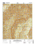 Porter Gap Alabama Current topographic map, 1:24000 scale, 7.5 X 7.5 Minute, Year 2014 from Alabama Map Store