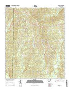 Marysville Arkansas Current topographic map, 1:24000 scale, 7.5 X 7.5 Minute, Year 2014 from Arkansas Map Store