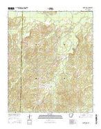Mount Holly Arkansas Current topographic map, 1:24000 scale, 7.5 X 7.5 Minute, Year 2014 from Arkansas Map Store