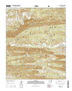 Mount Ida Arkansas Current topographic map, 1:24000 scale, 7.5 X 7.5 Minute, Year 2014 from Arkansas Map Store