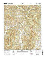 Mount Judea Arkansas Current topographic map, 1:24000 scale, 7.5 X 7.5 Minute, Year 2014 from Arkansas Map Store