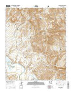 Meddler Wash Arizona Current topographic map, 1:24000 scale, 7.5 X 7.5 Minute, Year 2014 from Arizona Map Store