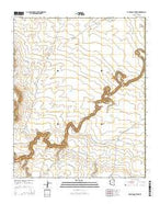 Pump Ranch Tank Arizona Current topographic map, 1:24000 scale, 7.5 X 7.5 Minute, Year 2014 from Arizona Map Store