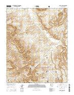 Purcell Canyon Arizona Current topographic map, 1:24000 scale, 7.5 X 7.5 Minute, Year 2014 from Arizona Map Store