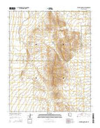 Senator Mountain NW Arizona Current topographic map, 1:24000 scale, 7.5 X 7.5 Minute, Year 2014 from Arizona Map Store