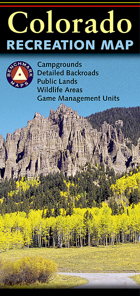 Buy Map Colorado Recreation Map By Benchmark Maps Yellowmaps Map Store 8986