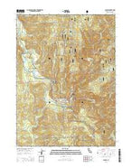 Hiouchi California Current topographic map, 1:24000 scale, 7.5 X 7.5 Minute, Year 2015 from California Map Store