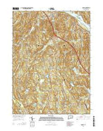 Haddam Connecticut Current topographic map, 1:24000 scale, 7.5 X 7.5 Minute, Year 2015 from Connecticut Map Store