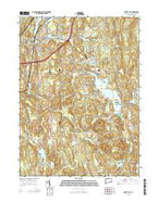 Jewett City Connecticut Current topographic map, 1:24000 scale, 7.5 X 7.5 Minute, Year 2015 from Connecticut Map Store