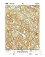 Palmertown Connecticut Current topographic map, 1:24000 scale, 7.5 X 7.5 Minute, Year 2015 from Connecticut Map Store