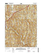 Southbury Connecticut Current topographic map, 1:24000 scale, 7.5 X 7.5 Minute, Year 2015 from Connecticut Map Store