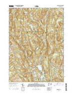 Spring Hill Connecticut Current topographic map, 1:24000 scale, 7.5 X 7.5 Minute, Year 2015 from Connecticut Map Store