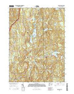 Thompson Connecticut Current topographic map, 1:24000 scale, 7.5 X 7.5 Minute, Year 2015 from Connecticut Map Store