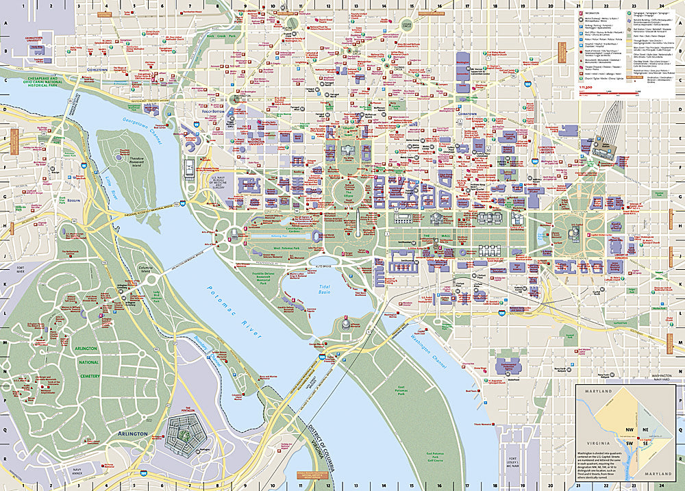 Buy map: Washington D.C. DestinationMap by National Geographic Maps ...