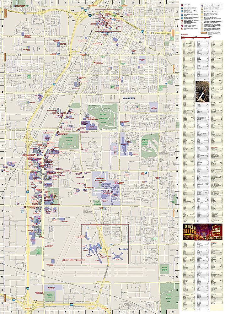 Buy map: Las Vegas, Nevada DestinationMap by National Geographic Maps ...