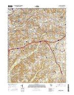 Anacostia District of Columbia Current topographic map, 1:24000 scale, 7.5 X 7.5 Minute, Year 2016 from District of Columbia Map Store