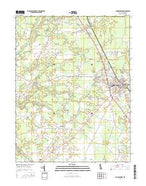 Georgetown Delaware Current topographic map, 1:24000 scale, 7.5 X 7.5 Minute, Year 2016 from Delaware Map Store