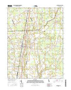 Greenwood Delaware Current topographic map, 1:24000 scale, 7.5 X 7.5 Minute, Year 2016 from Delaware Map Store