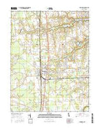 Harrington Delaware Current topographic map, 1:24000 scale, 7.5 X 7.5 Minute, Year 2016 from Delaware Map Store