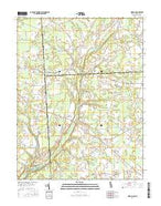 Hickman Delaware Current topographic map, 1:24000 scale, 7.5 X 7.5 Minute, Year 2016 from Delaware Map Store