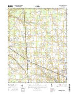 Seaford West Delaware Current topographic map, 1:24000 scale, 7.5 X 7.5 Minute, Year 2016 from Delaware Map Store